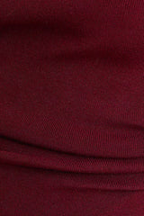 ASYMMETRICAL NECK SWEATER TOP: Black / XS