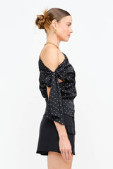 Celestine Top : BLACK / M