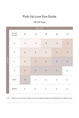 Push Up | Padded Adhesive Fabric Bra: No 3 Buff / A