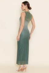 OMBRE SLEEVELESS LONG DRESS/ M