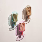 Pink Glass Match Cloche | 100 Match Sticks with Cork Stopper
