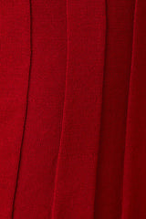 FLARE RIBBED SWEATER MINI DRESS XS