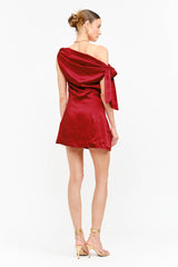 Topaz Dress: RED / M