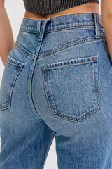 Super High Rise Dad Jean with Cuff [WV19817RS-M]: 3