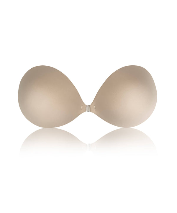 Push Up | Padded Adhesive Fabric Bra: No 3 Buff / B