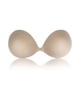 Push Up | Padded Adhesive Fabric Bra: No 3 Buff / D