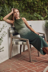 OMBRE SLEEVELESS LONG DRESS/ L