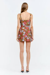 Romony Dress: BROWN / L