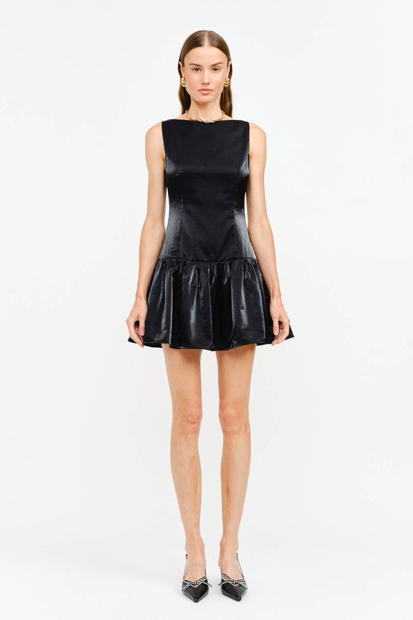 Luna Black Dress: BLACK / M