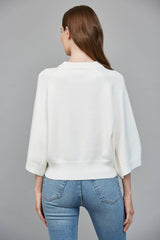 CREW NECK SWEATER CREAM / S