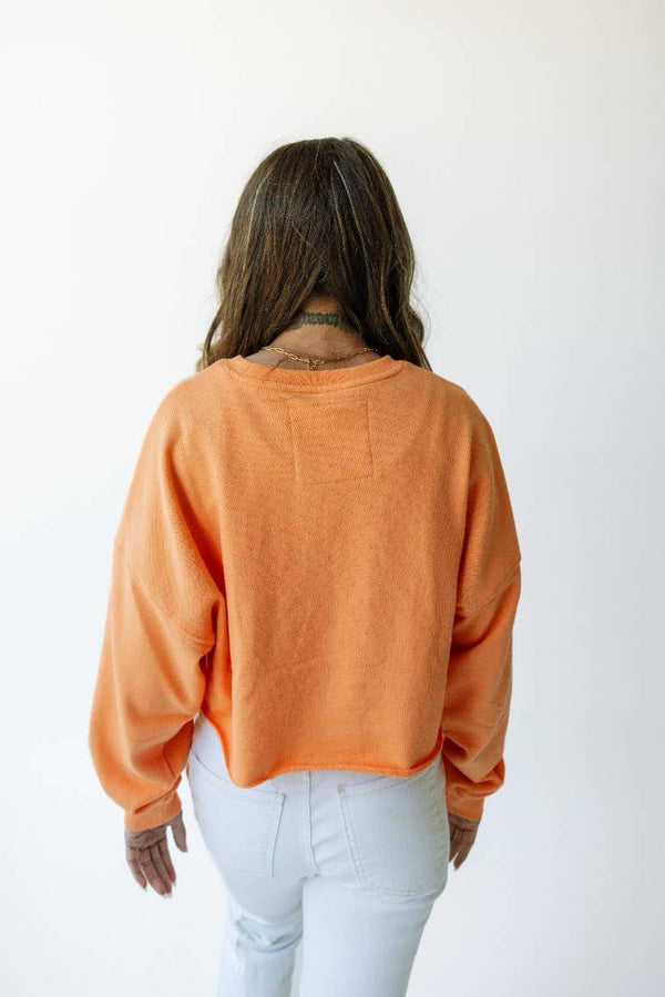 Tennessee Phipps Split Cropped Longsleeve: Sherbert / XL