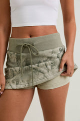 TREE CAMO MINI SKIRT/ L