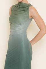 OMBRE SLEEVELESS LONG DRESS / S