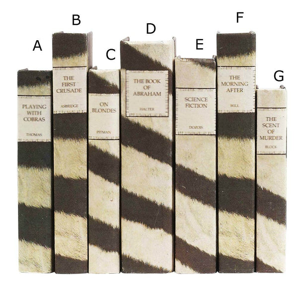 Zebra Stripes Book by Author with Off-White Cover