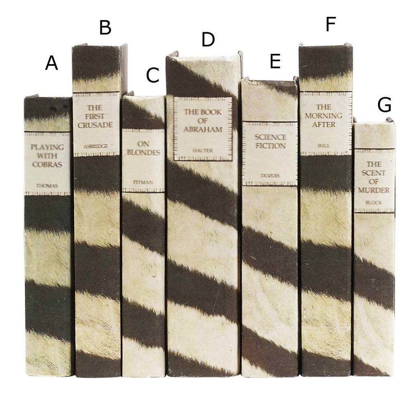 Zebra Stripes Book by Author with Off-White Cover