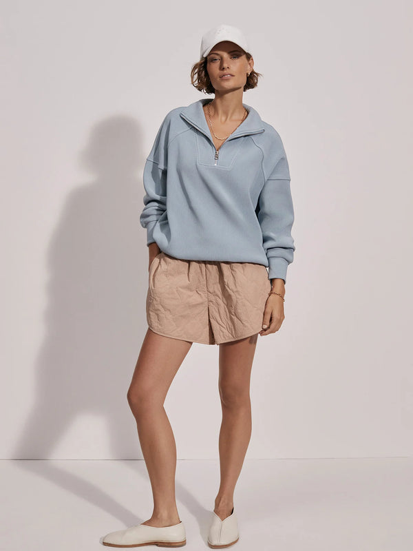 VARLEY: RHEA HALF-ZIP SWEAT