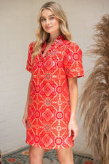 Mandala Jaquard Dress L