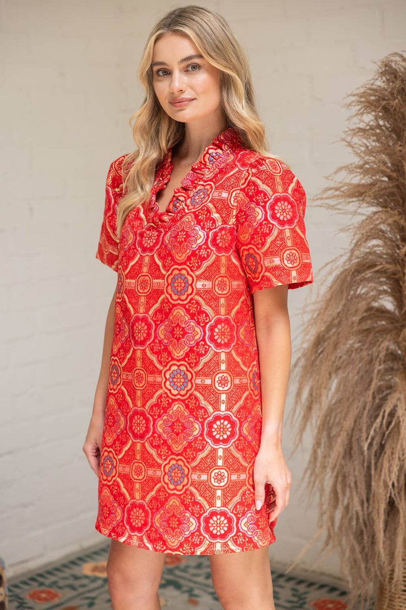 Mandala Jaquard Dress S