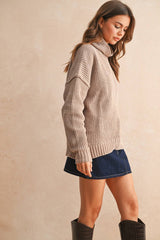 SWEATER TOP: CREAM / M