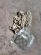 Tortoise G-Thang Clear Wristlet, Stadium Approved Upcycled