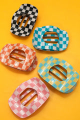 Jumbo Lay Flat Oval Hair Claw Clips Secure Styling