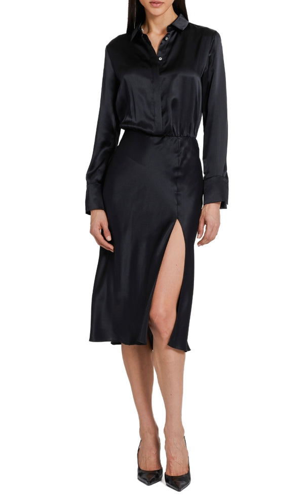 AMANDA UPRICHARD: YAEL SILK DRESS