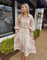 Printed Dress Long Sleeved
