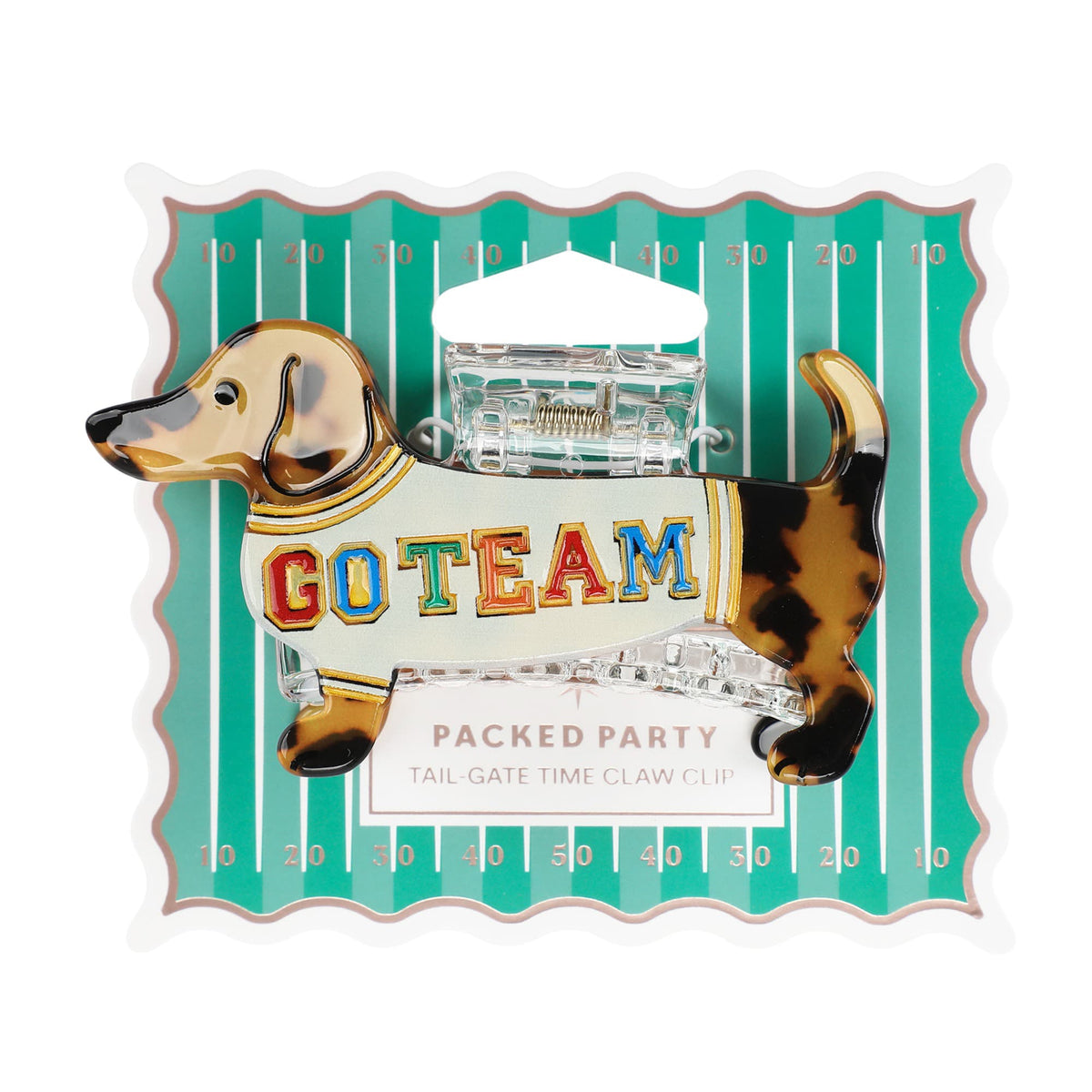"Tail-Gate Time" Game Day Hair Claw Clip – York Laine