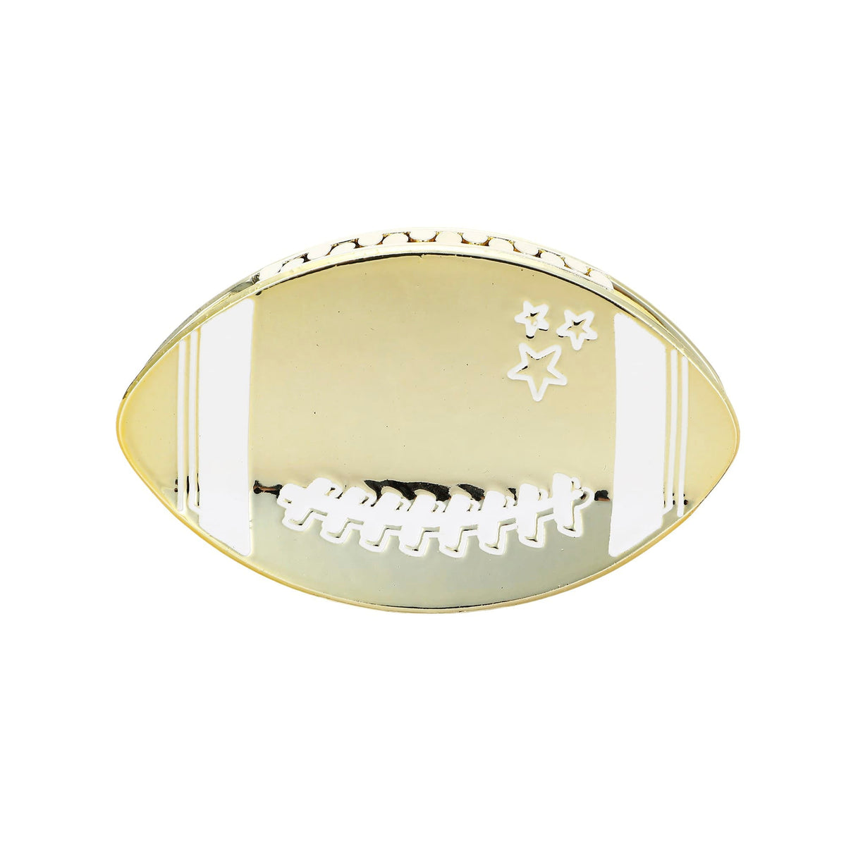 "Go for the Gold" Football Hair Claw Clip – view 8 – York Laine
