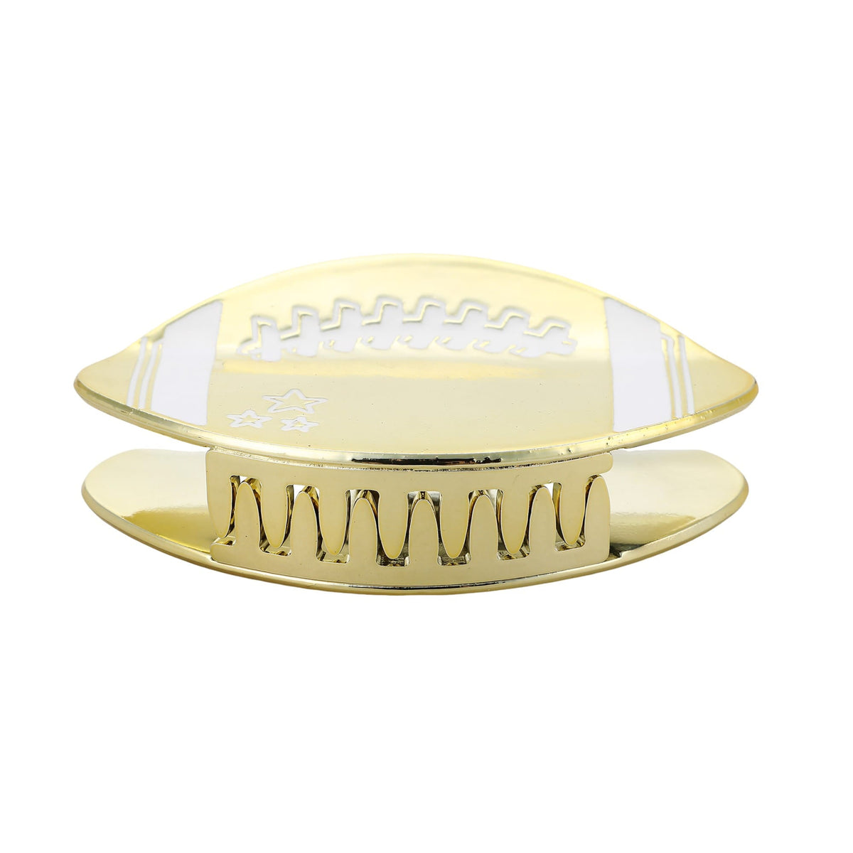 "Go for the Gold" Football Hair Claw Clip – view 9 – York Laine