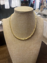 Malila Dainty Gold Beaded Necklace