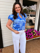 Veran Floral Smocked Top