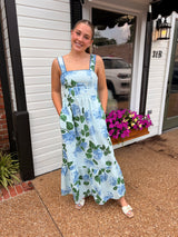 Mirla Floral Krisy Sleeveless Maxi Dress