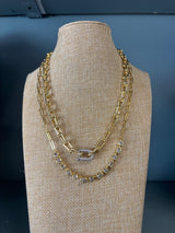 Radiance Drops Gold Necklace