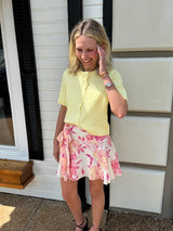 Yellow Sweater Cardigan