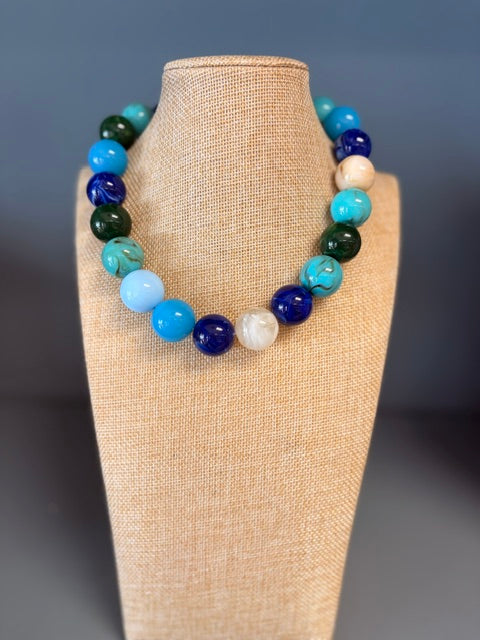 Sea glass necklace
