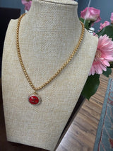 Vintage Chanel Rope Pendant Necklace