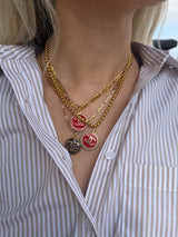 Vintage Chanel Rope Pendant Necklace