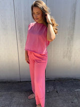 Cropped Tank Top  - Strawberry