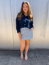 Navy Long Sleeve Cardigan