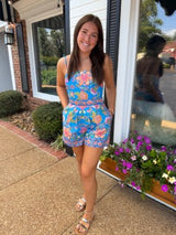 Printed Woven Romper