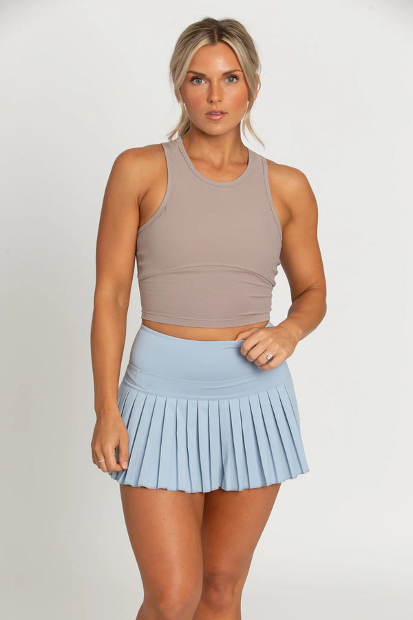 GOLD HINGE: PLEATED TENNIS SKIRT