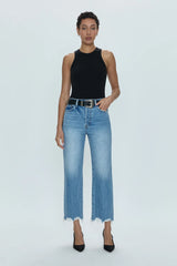 PISTOLA: CASSIE CROP SUPER HIGH RISE STRAIGHT