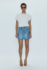 PISTOLA: RHEA MID RISE MINI SKIRT