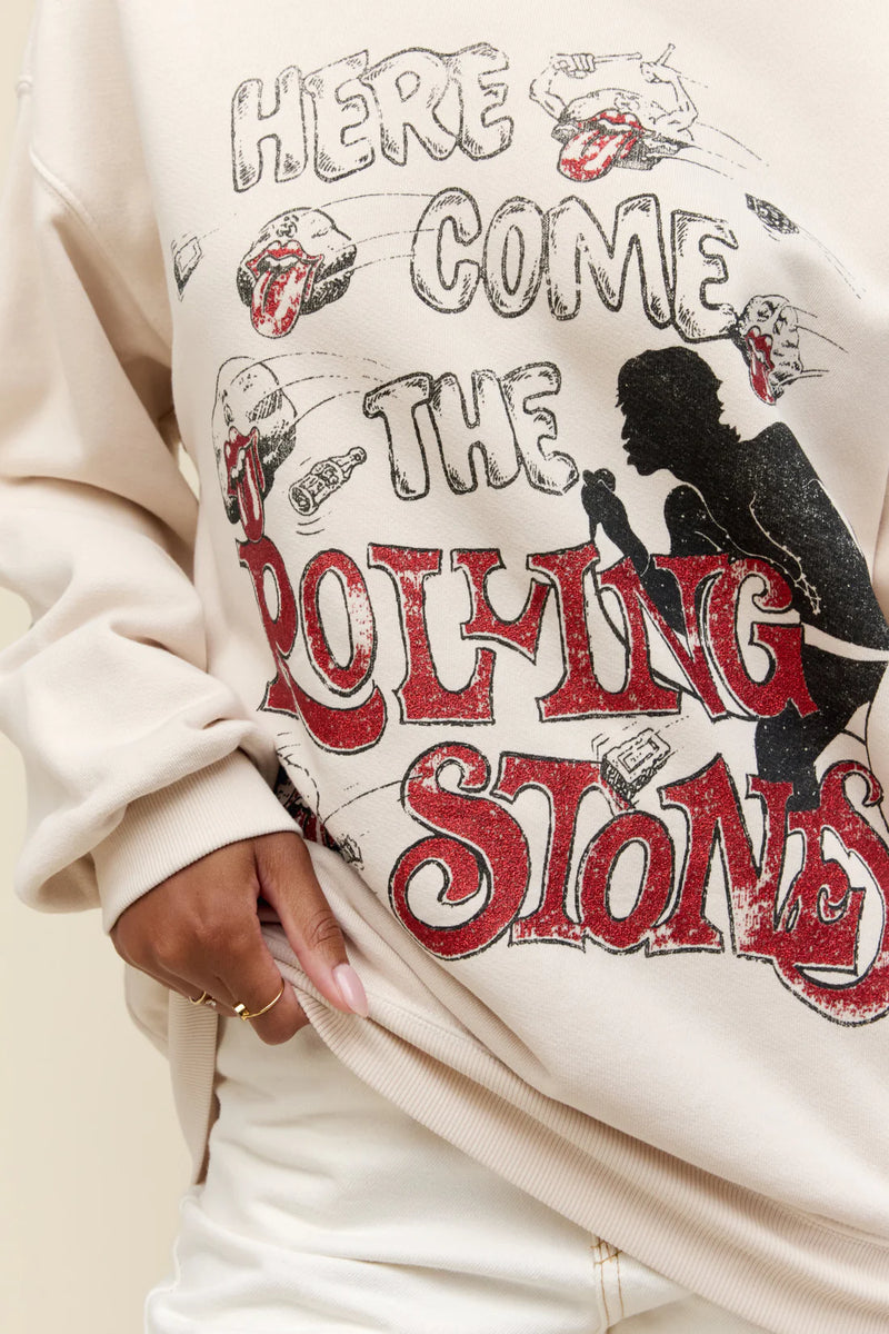 ROLLING STONES HERE COMES THE STONES BF CREWNECK