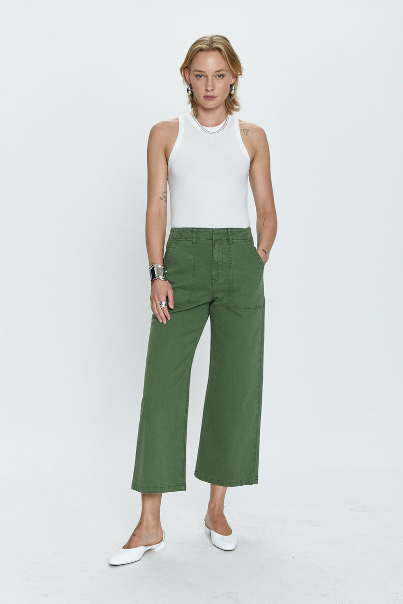 PISTOLA: SOPHIA WIDE LEG UTILITY JEAN
