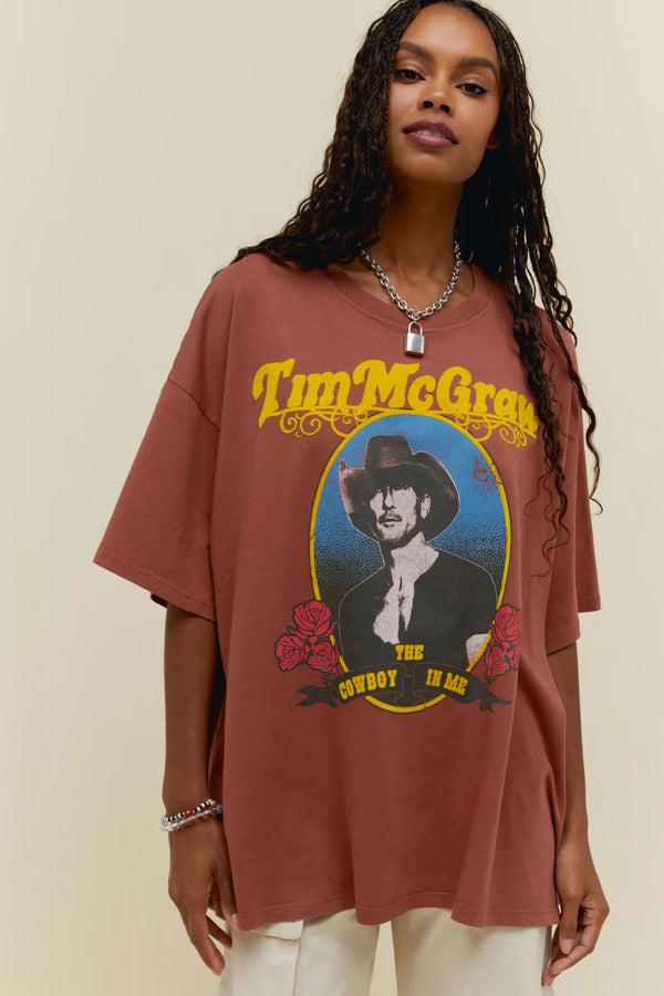 DAYDREAMER: TIM MCGRAW THE COWBOY IN ME OS TEE