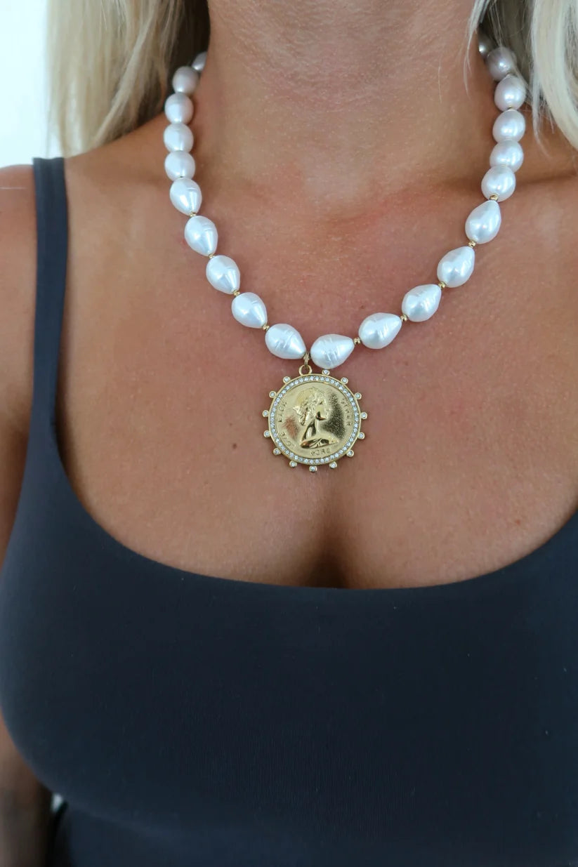 GIA COIN NECKLACE