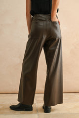 PLEATER WIDE STRAIGHT PANTS S