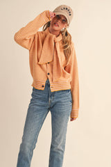 CARDIGAN: Red Burgundy / L